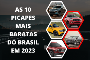 As 10 Picapes Mais Baratas do Brasil em 2023